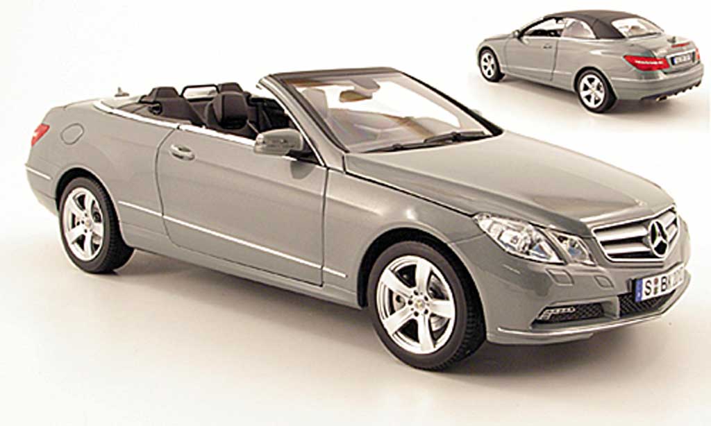 Mercedes Classe E 1/18 Norev e500 cabriolet (a207) grijs 2010 modelauto