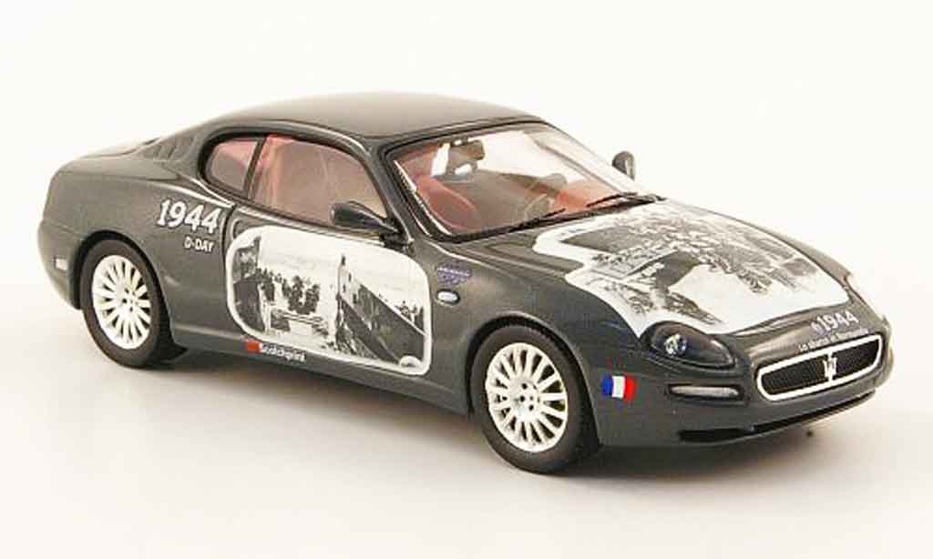 Maserati Cambiocorsa coupe 1/43 IXO coupe grijs metallic 90. jubilaum 2002 modelauto