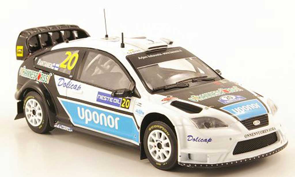 Ford Focus RS WRC 1/43 IXO RS WRC No.20 Uponor Rally Finnland 2008 modelauto
