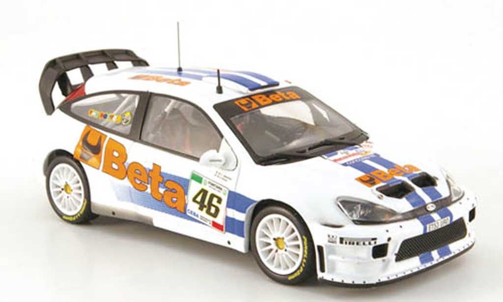 Ford Focus RS WRC 1/43 IXO RS WRC 07 No.46 Beta Rally Monza 2007 modelauto