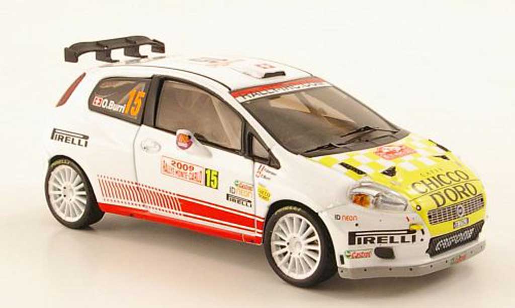 Fiat Grande Punto S2000 1/43 IXO S2000 No.15 Chicco D'Oro Rally Monte Carlo 2009 modelauto
