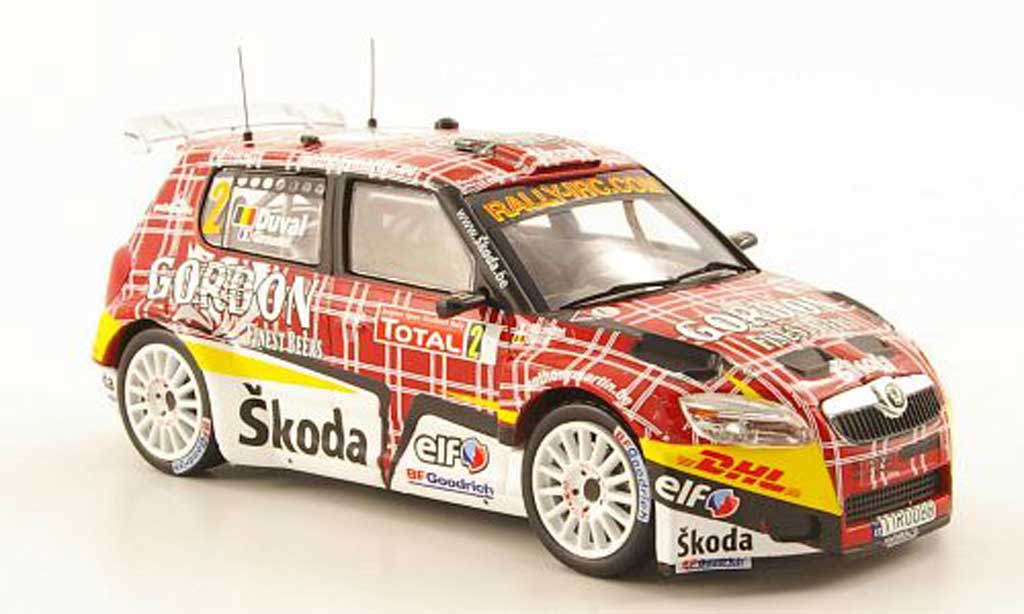 Skoda Fabia S2000 1/43 IXO S2000 No.2 Gordon IRC Rally Ypern 2009 modelauto