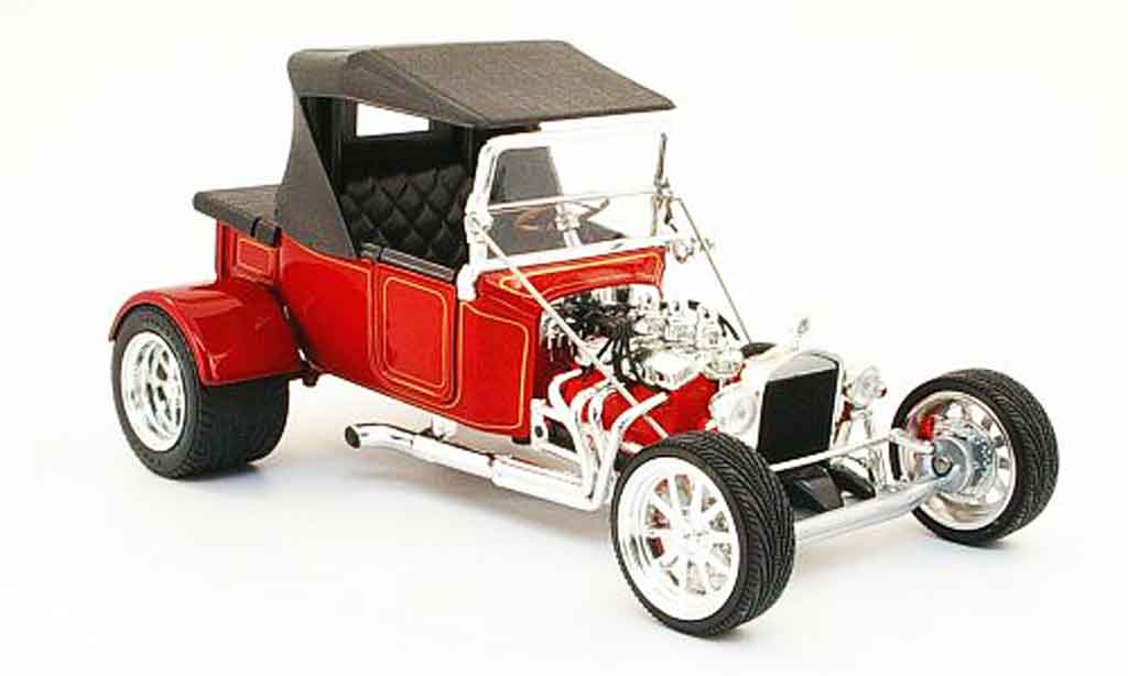 Ford Hot Rod 1/18 Yat Ming t-bucket rood geschlossen 1923 modelauto