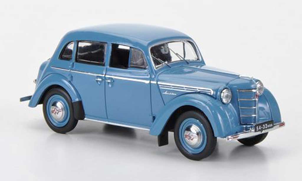 Moskwitsch 400 1/43 IST Models blauw 1954 modelauto