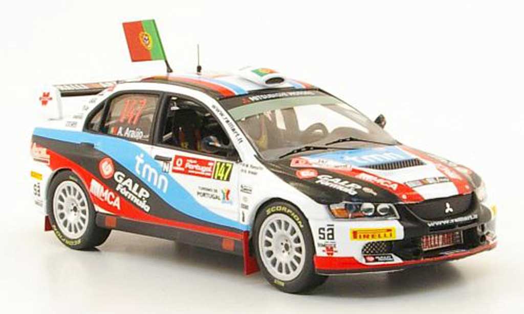 Mitsubishi Lancer Evolution IX 1/43 IXO Evolution IX No.147 Rally Portugal 2009 modelauto
