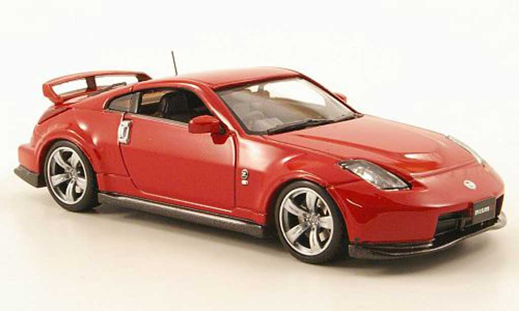 Nissan 350Z 1/43 J Collection (Fairlady) Nismo 380 rood 2003 modelauto