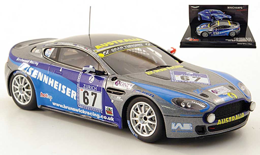Aston Martin V8 1/43 Minichamps N24 No.67 Birchwood Racing 24h Nurburgring 2010 modelauto