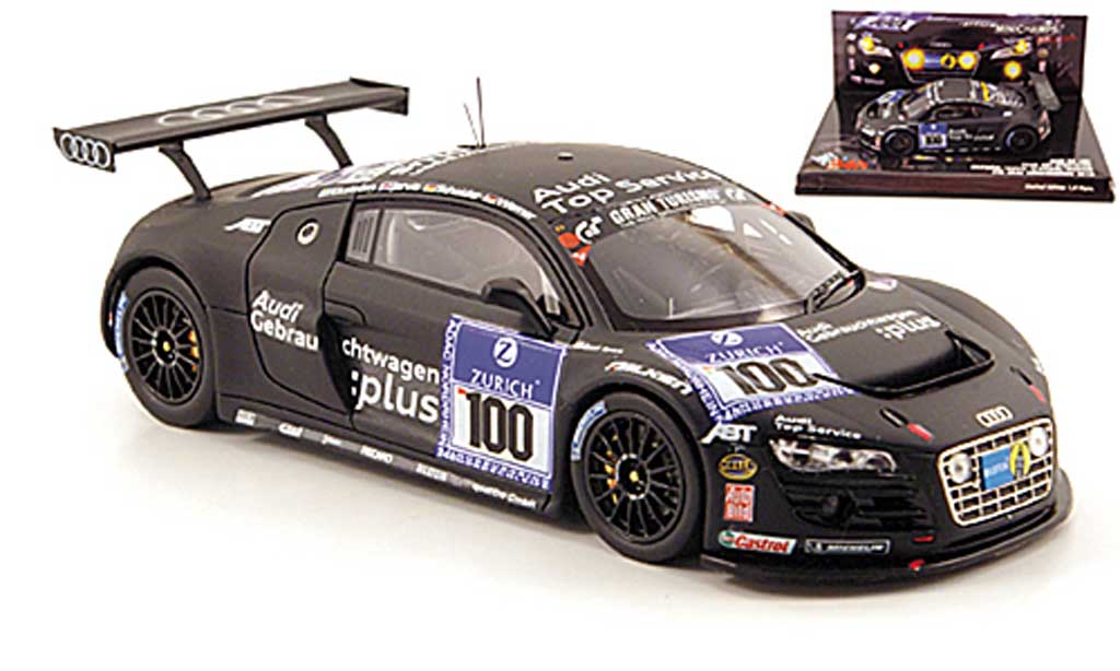 Audi R8 LMS 1/43 Minichamps LMS No.100 Team Abt 24h Nurburgring 2010 modelauto