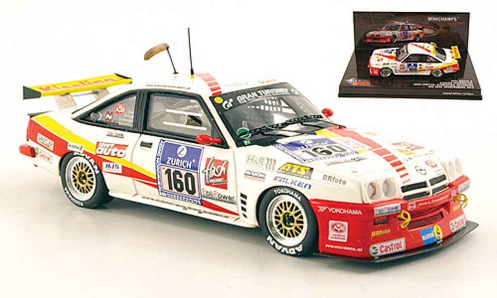 Opel Manta B 1/43 Minichamps B No.160 Kissling Motorsport ADAC 24h Nurburgring 2010 modelauto