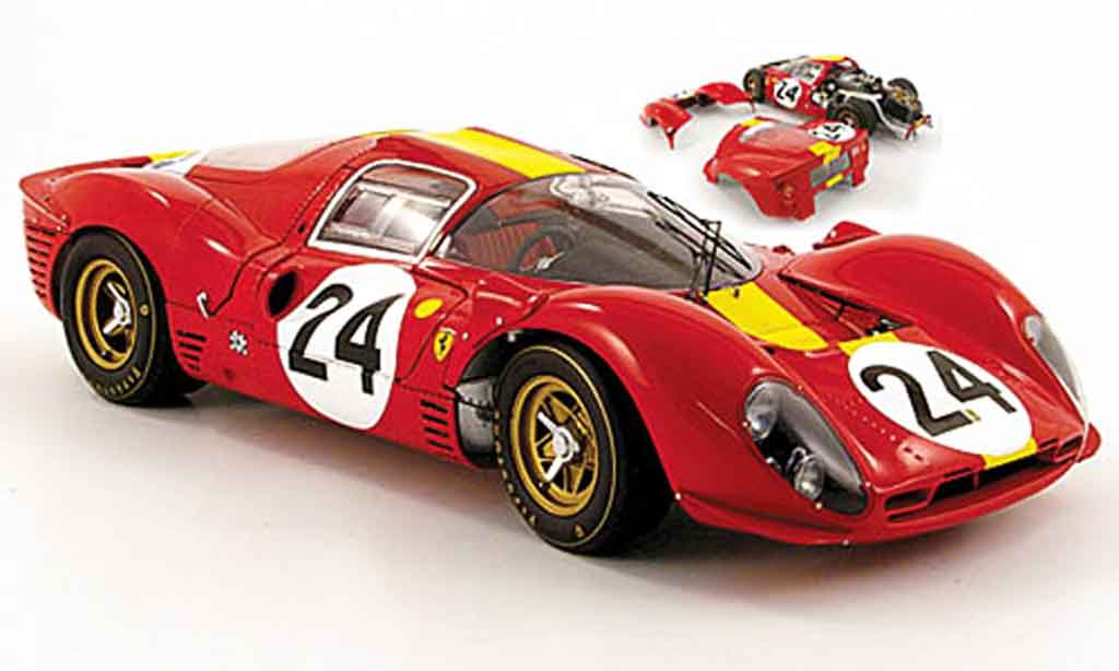 Ferrari 330 P4 1/18 Kyosho P4 no.24 dritter platz 24h le mans 1967 modelauto