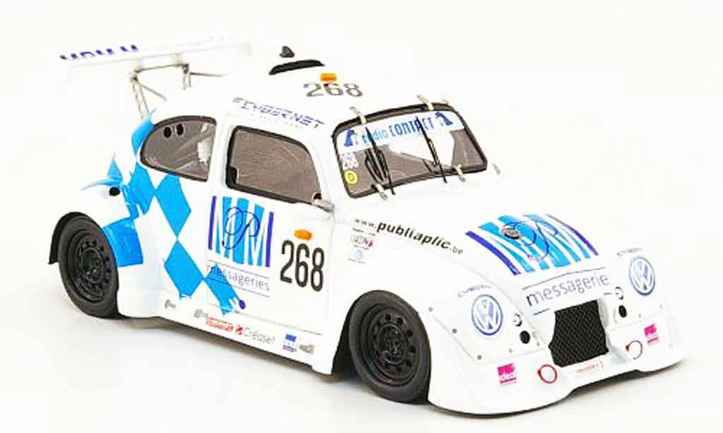Volkswagen Coccinelle 1/43 Spark fun cup tdi no.268 25h of spa 2009 modelauto