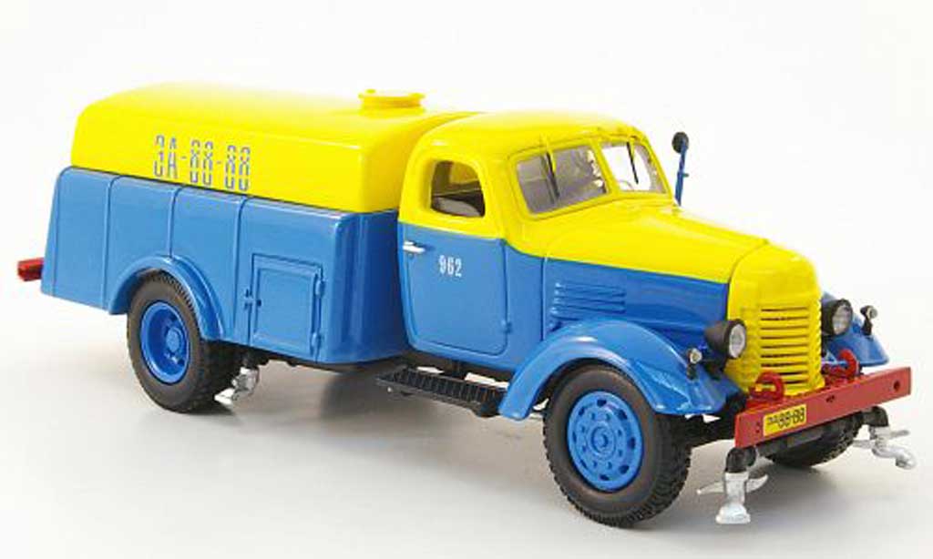 Zis 150 1/43 DIP Models PM-8 Strassenreinigrung blauw/geel modelauto