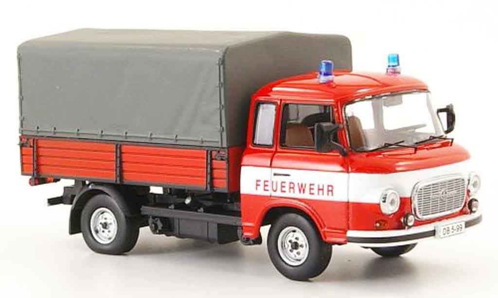 Barkas B 1000 1/43 IST Models Pritsche pompier PP LKW modelauto