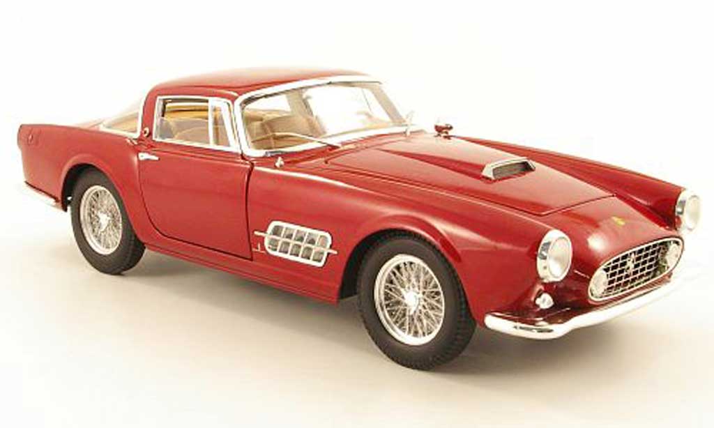 Ferrari 410 1/18 Hot Wheels Elite superamerica rood 1955 modelauto
