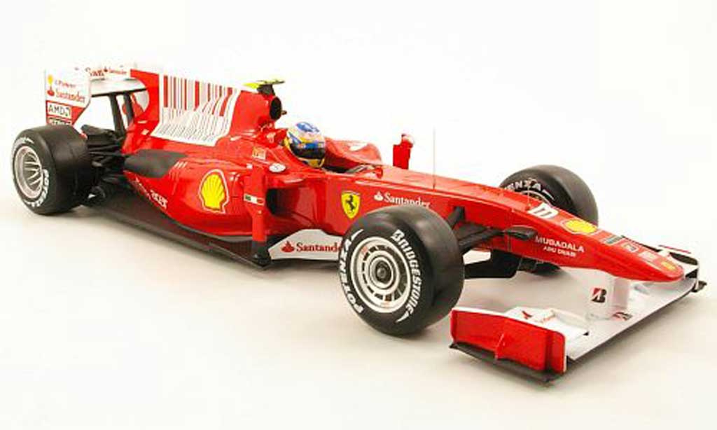 Ferrari F1 F2010 1/18 Hot Wheels F2010 f10 no.8 santander gp bahrain 2010 modelauto
