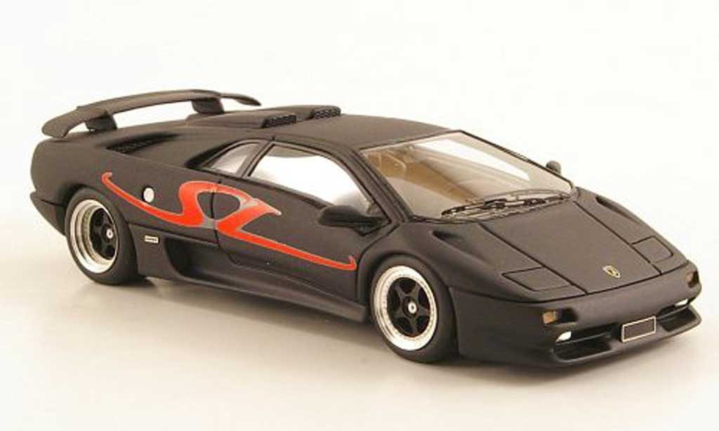 Lamborghini Diablo SV 1/43 Look Smart SV mattzwart 1995 modelauto
