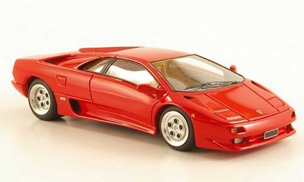 Lamborghini Diablo VT 1/43 Look Smart VT rood 1993 modelauto