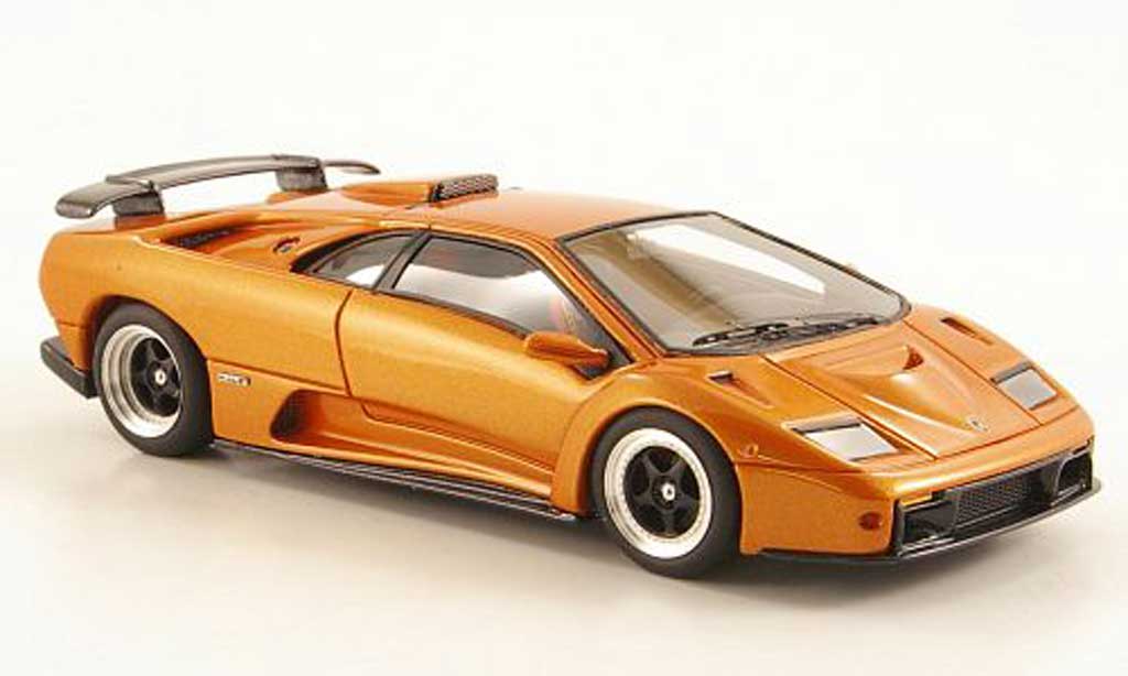 Lamborghini Diablo GT 1/43 Look Smart GT oranje Auto Salon Genf modelauto