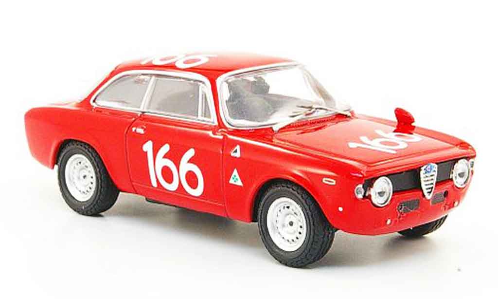 Alfa Romeo Giulia 1600 GTA 1/43 M4 1600 GTA no.166 targa florio 1965 modelauto