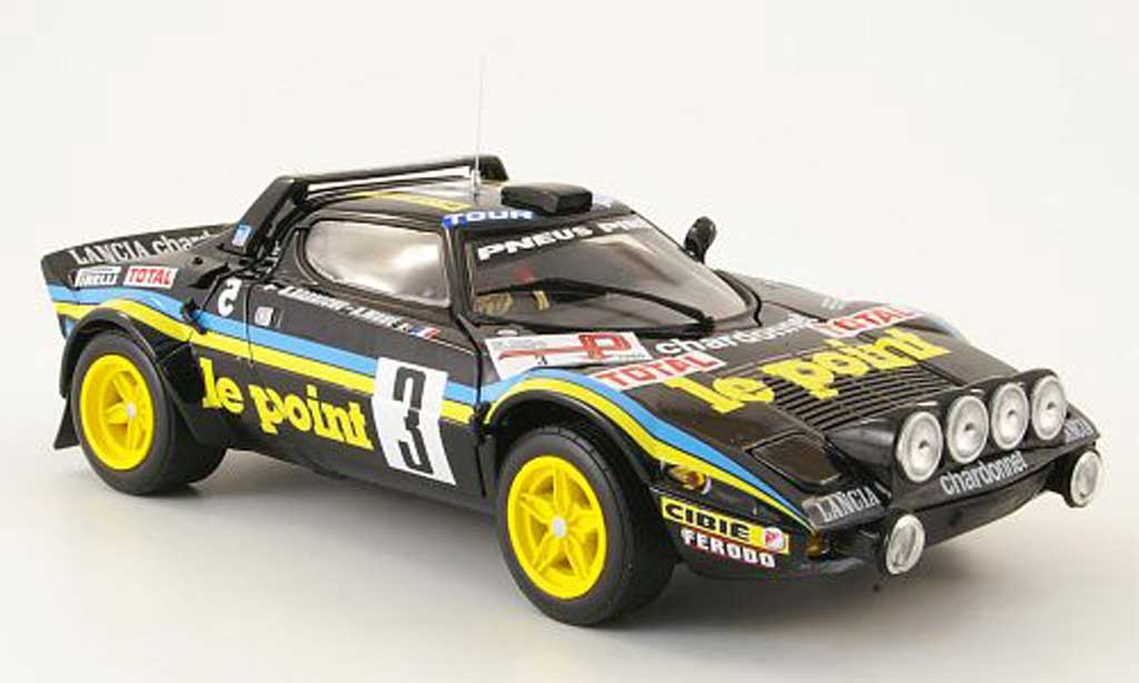 Lancia Stratos 1/18 Sun Star hf rallye no.3 le point tour de france 1980 modelauto
