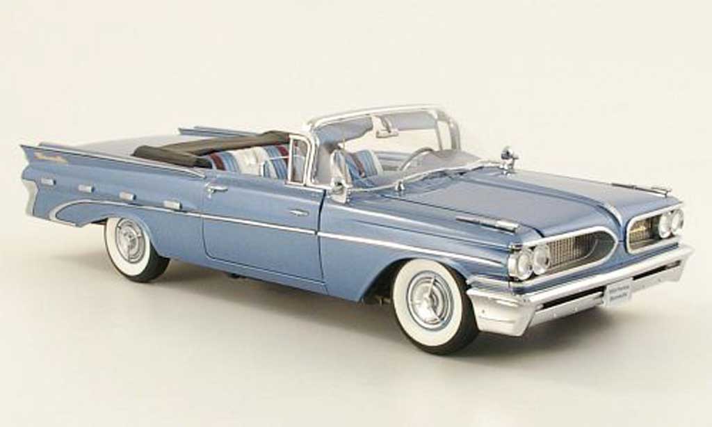 Pontiac Bonneville 1/18 Sun Star cabriolet blauw 1959 modelauto