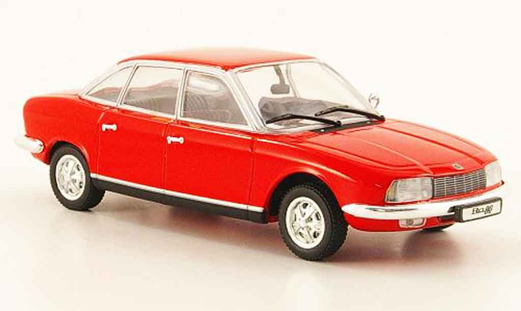 NSU RO 1/43 Minichamps 80 rood 1972 modelauto