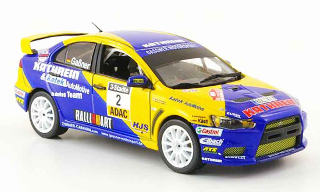 Mitsubishi Lancer Evolution X 1/43 Vitesse Evolution X No.2 Kathrein Sieger ADAC Rally 2009 modelauto
