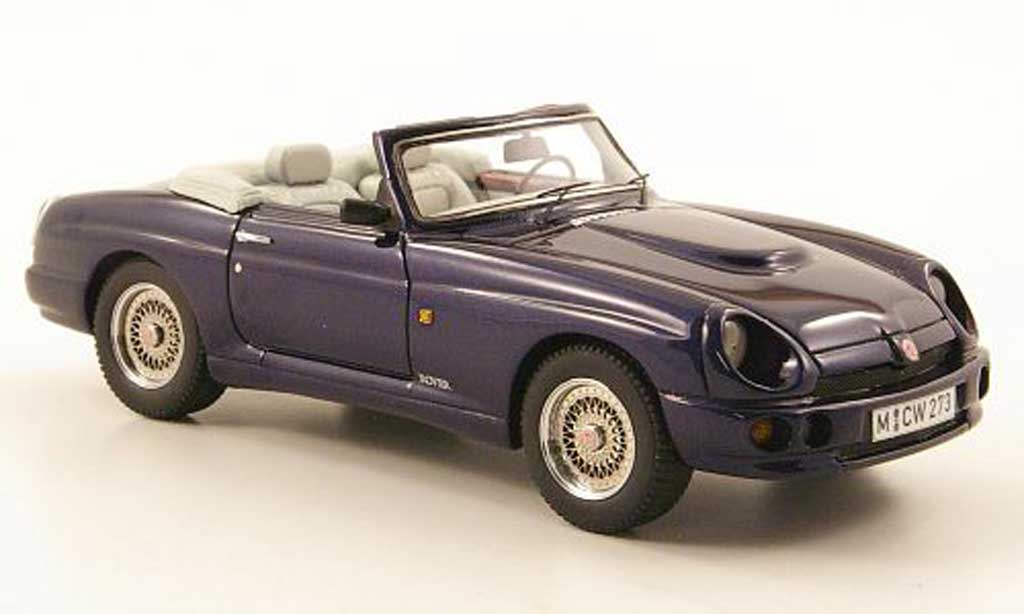 MG RV8 1/43 Neo blauw LHD Lim. Aufl. 300 St. 1994 modelauto