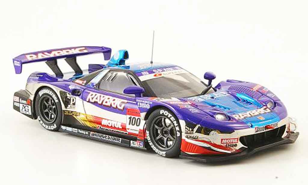 Honda NSX Super GT 1/43 Ebbro Super GT No.100 Raybrig 2008 modelauto