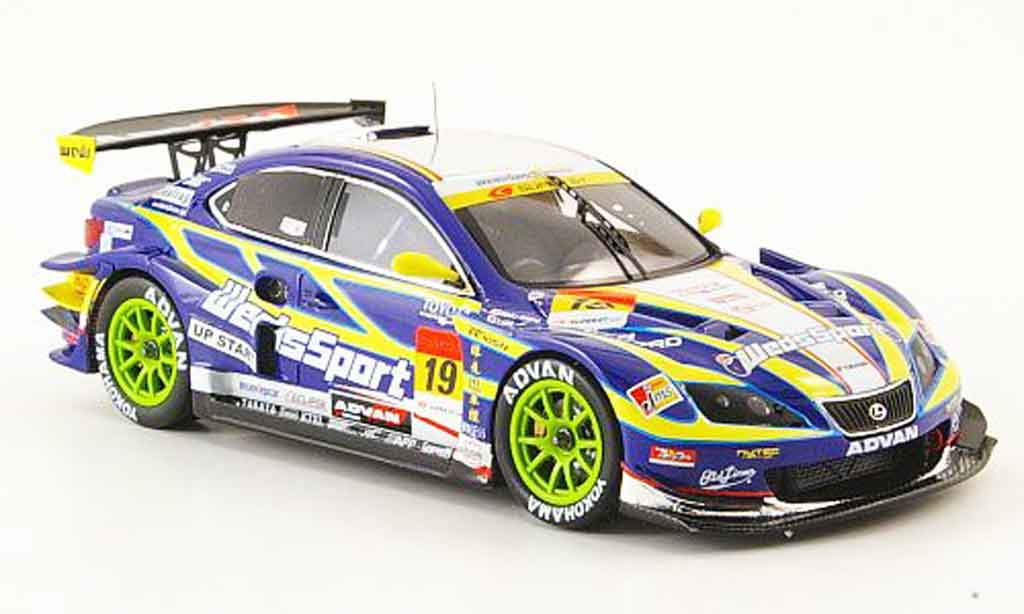 Lexus IS 350 1/43 Ebbro 350 No.19 WedsSport Super GT 300 2008 modelauto