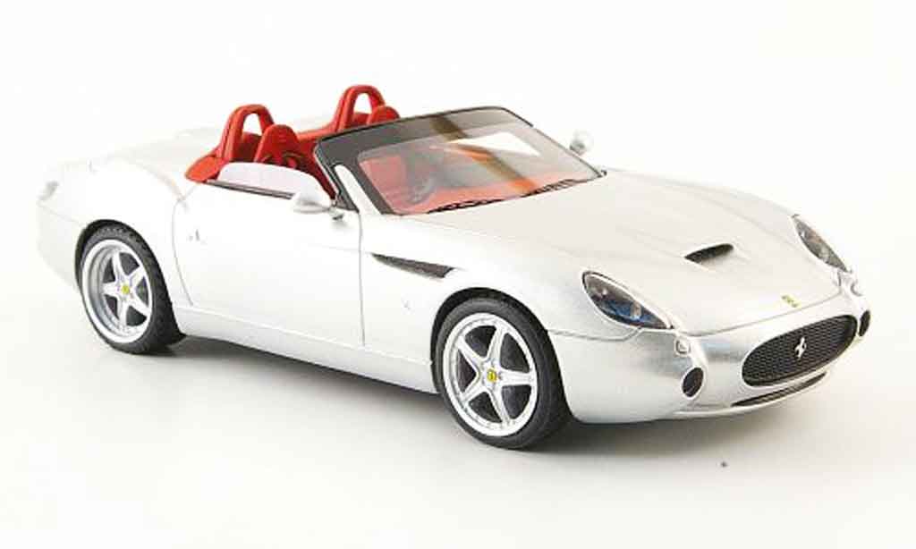 Ferrari 575 GTZ 1/43 Look Smart GTZ barchetta grijs metallic modelauto