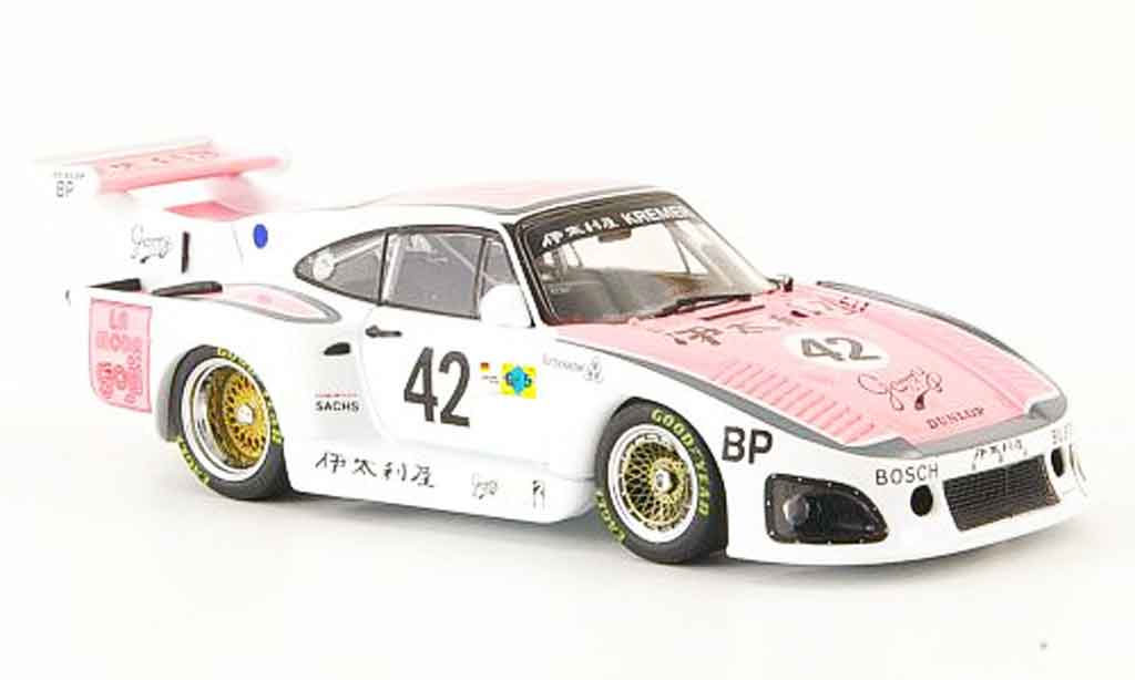 Porsche 935 1980 1/43 Ebbro 1980 Italya K3 No.42 24h Le Mans modelauto