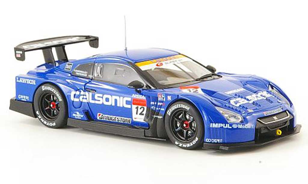 Nissan Skyline 1/43 Ebbro Impul GT-R No.12 Calsonic Super GT500 2010 modelauto