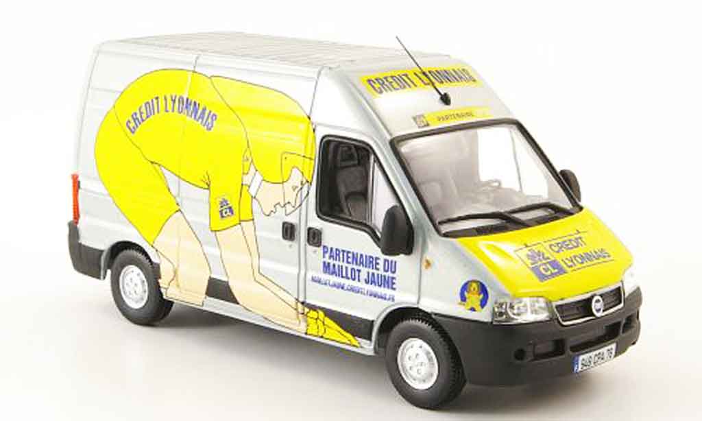Fiat Ducato 1/43 Norev Credit Lyonnais Tour de France modelauto