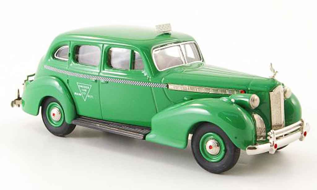Packard Super 8 1/43 Rextoys Sedan Taxi grun Checker Cab 1940 modelauto