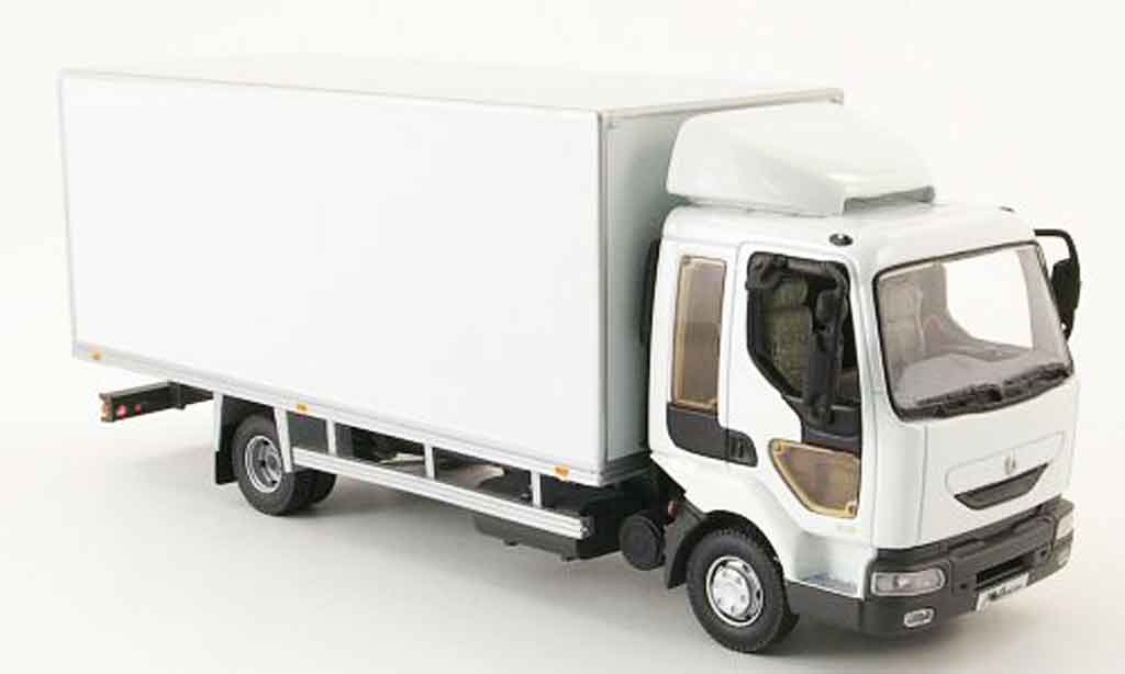 Renault Midlum 1/43 Norev wit koffer lkw modelauto