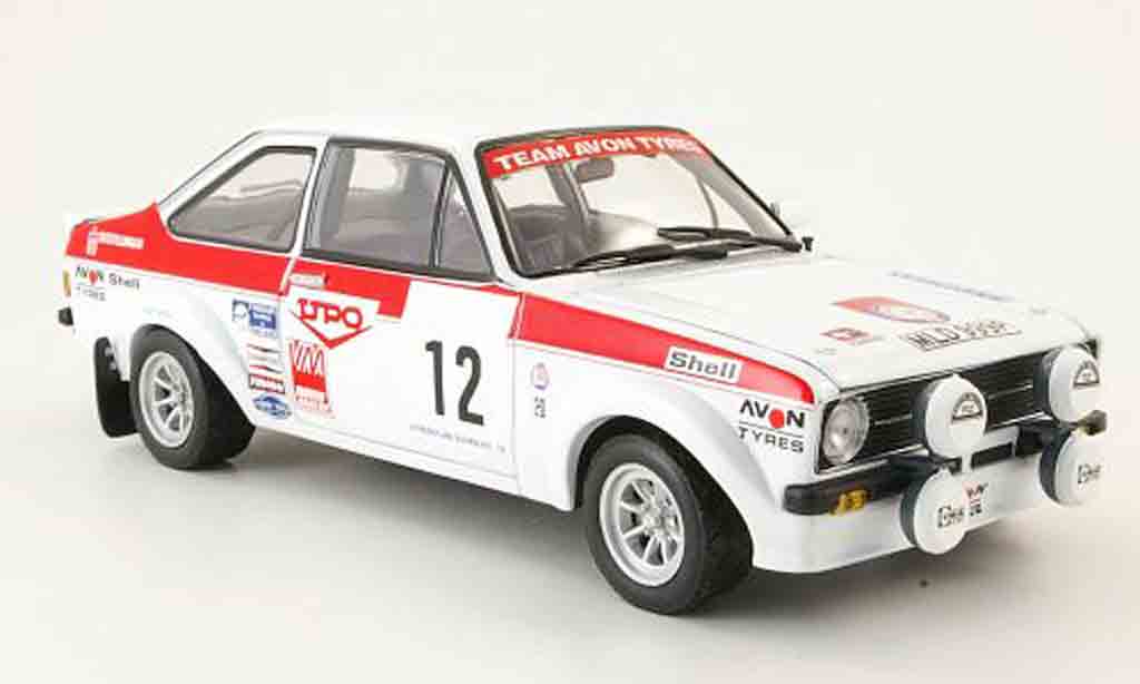 Ford Escort MK2 1/18 Sun Star MK2 no.12 upo 1000 lakes rallye 1976 modelauto