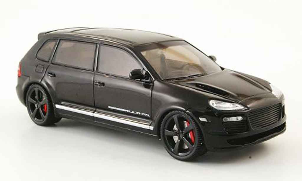 Gemballa GTL 600 1/43 Spark 600 zwart 2009 modelauto