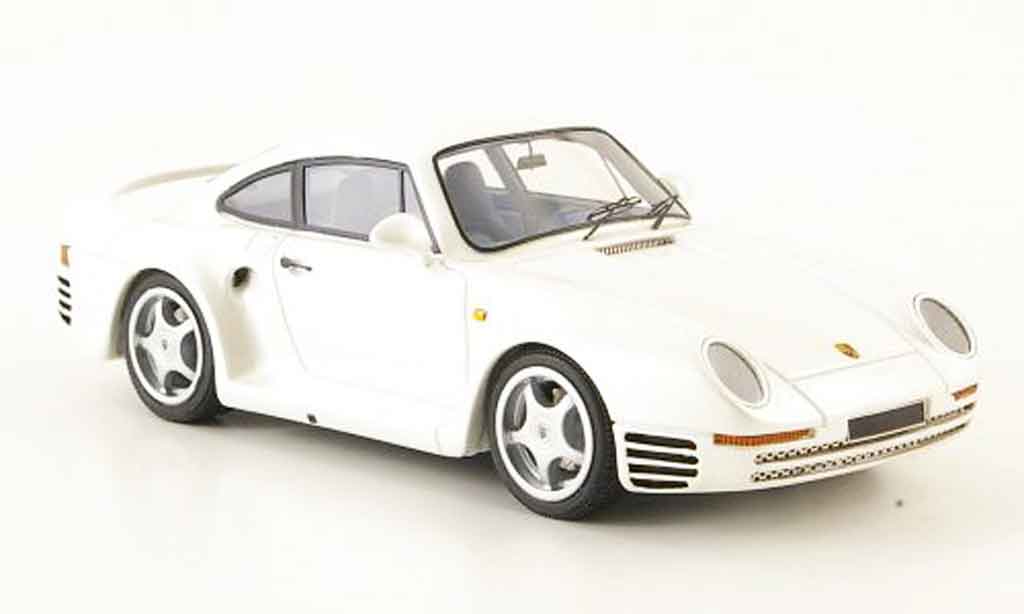 Porsche 959 1984 1/43 Look Smart 1984 wit modelauto