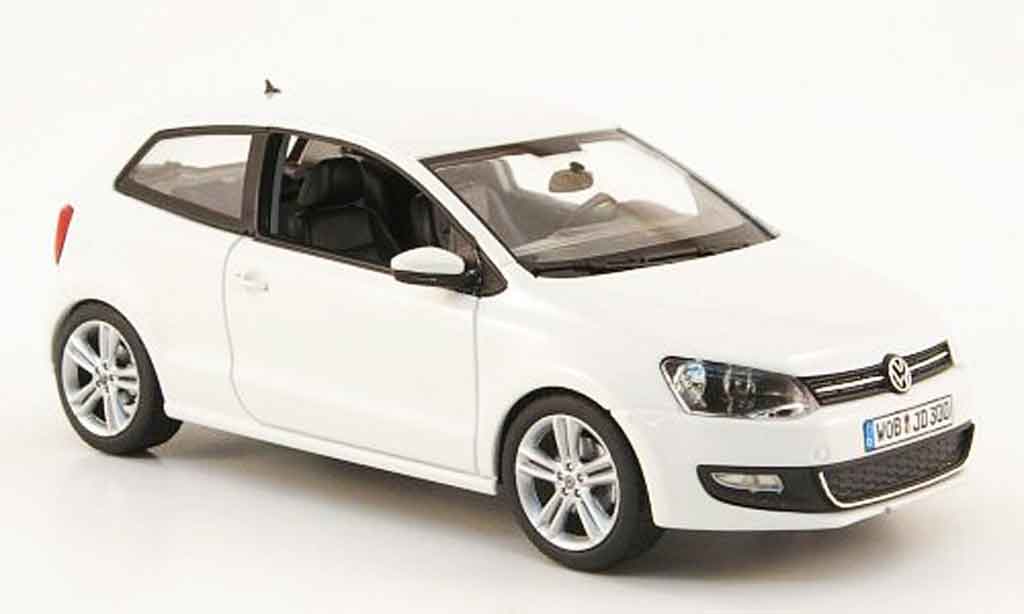 Volkswagen Polo 2009 1/43 Schuco 2009 wit modelauto