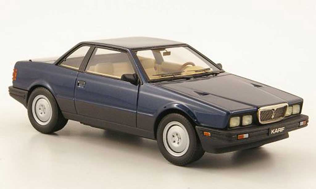 Maserati Karif 1/43 Replicars blauw 1988 modelauto