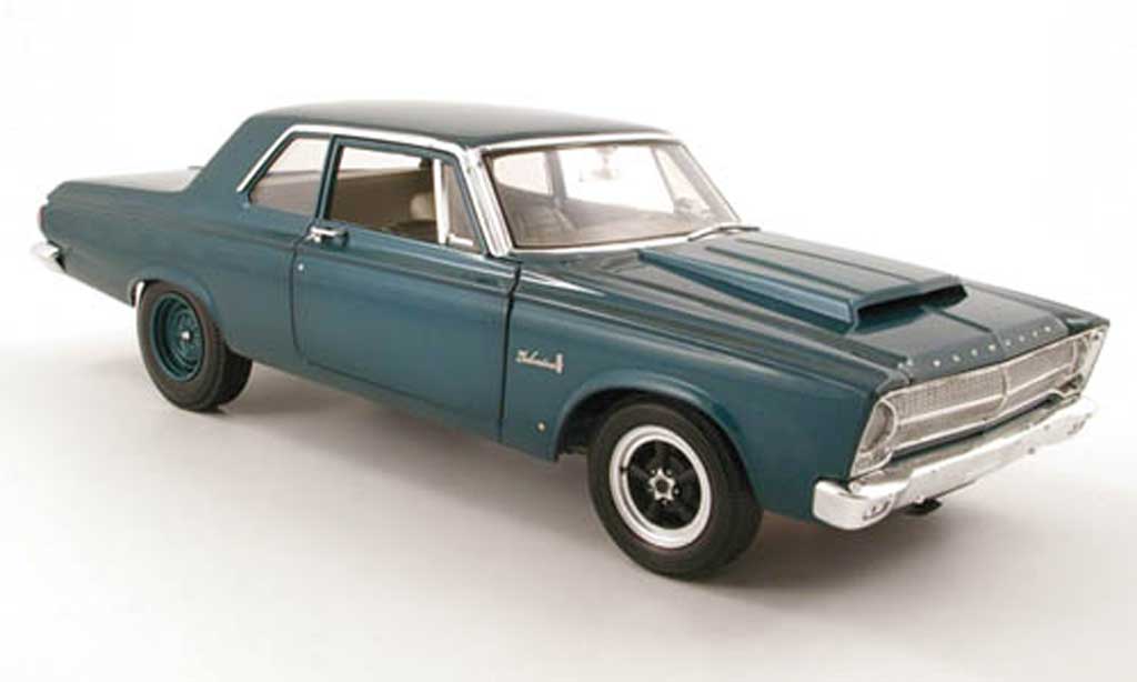 Plymouth Belvedere 1/18 Highway 61 turkis 1965 modelauto
