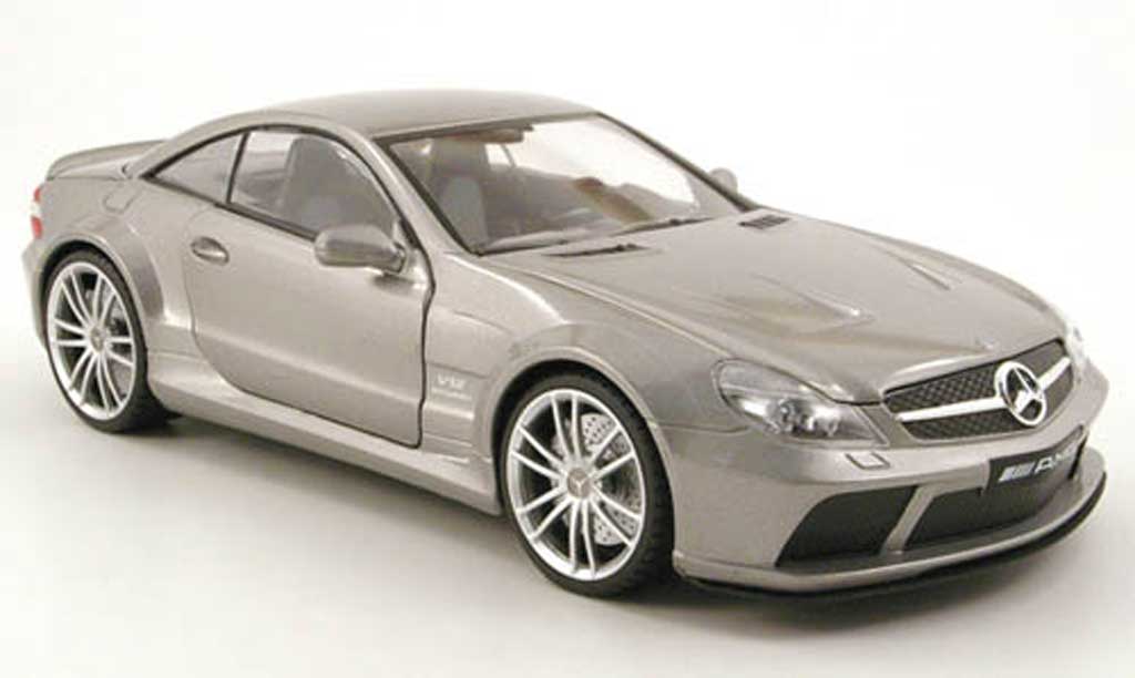 Mercedes Classe SL 65 1/18 Mondo Motors 65 amg black series grijs 2009 modelauto