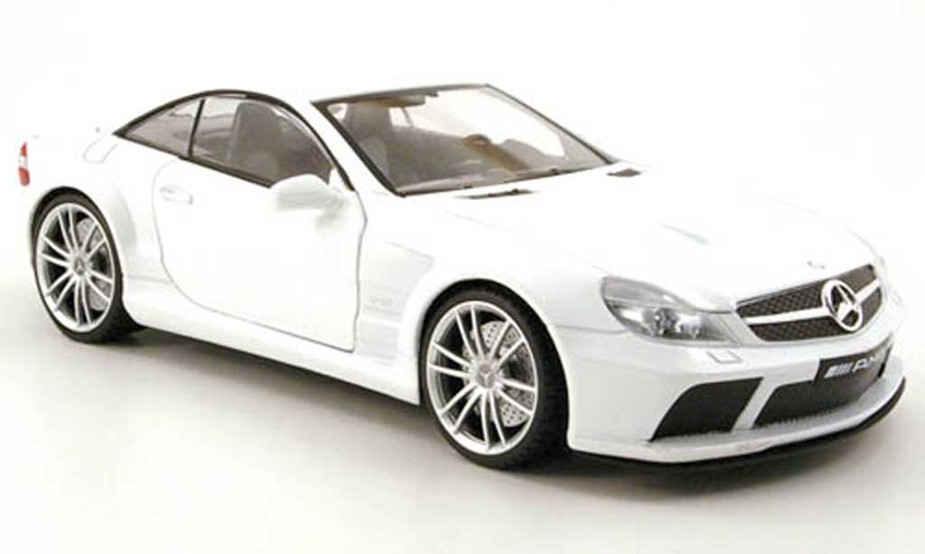 Mercedes Classe SL 65 1/18 Mondo Motors 65 amg black series wit 2009 modelauto