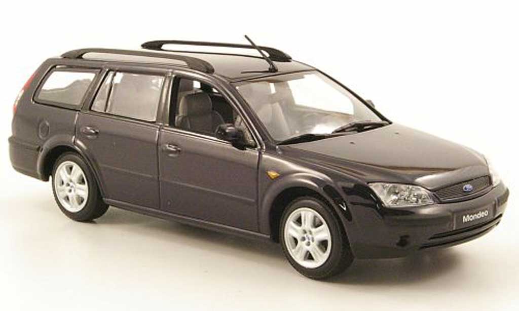 Ford Mondeo 2001 1/43 Minichamps 2001 MKIII Turnier blauw modelauto