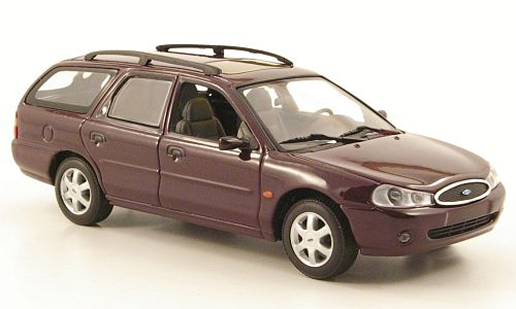 Ford Mondeo 1998 1/43 Minichamps 1998 MKII Turnier zwart-lila modelauto
