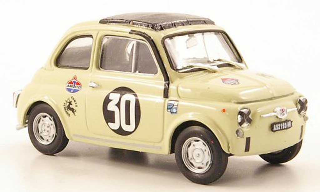 Fiat 500 1/43 Brumm Giannini TV No.30 Coppa Carri Monza 1966 modelauto