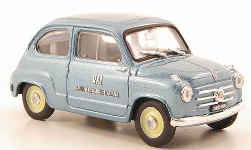 Fiat 600 1/43 Brumm RAI 1960 modelauto