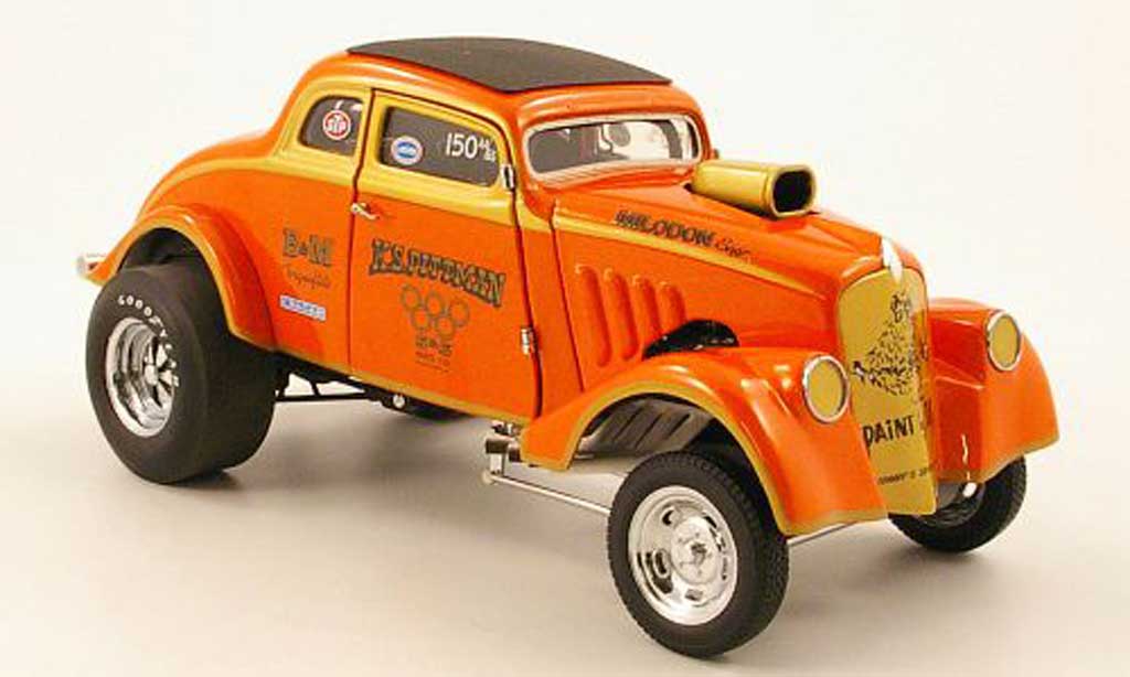 Ford Hot Rod 1/18 Precision willys coupe gasser drag car k.s.pittman 1933 modelauto