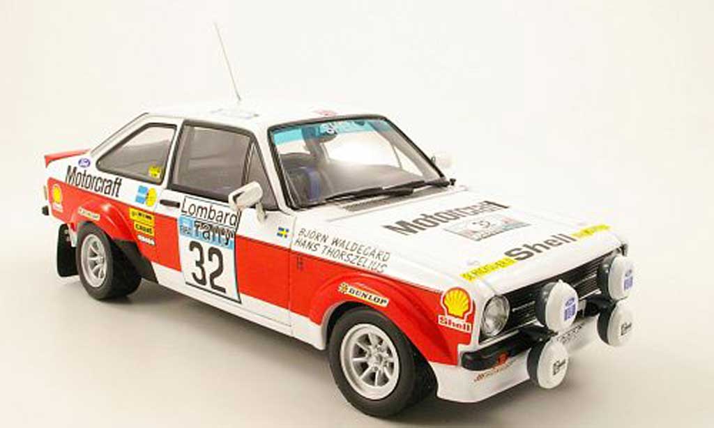 Ford Escort MK2 1/18 Sun Star MK2 no.32 motorcraft rac rallye 1976 modelauto